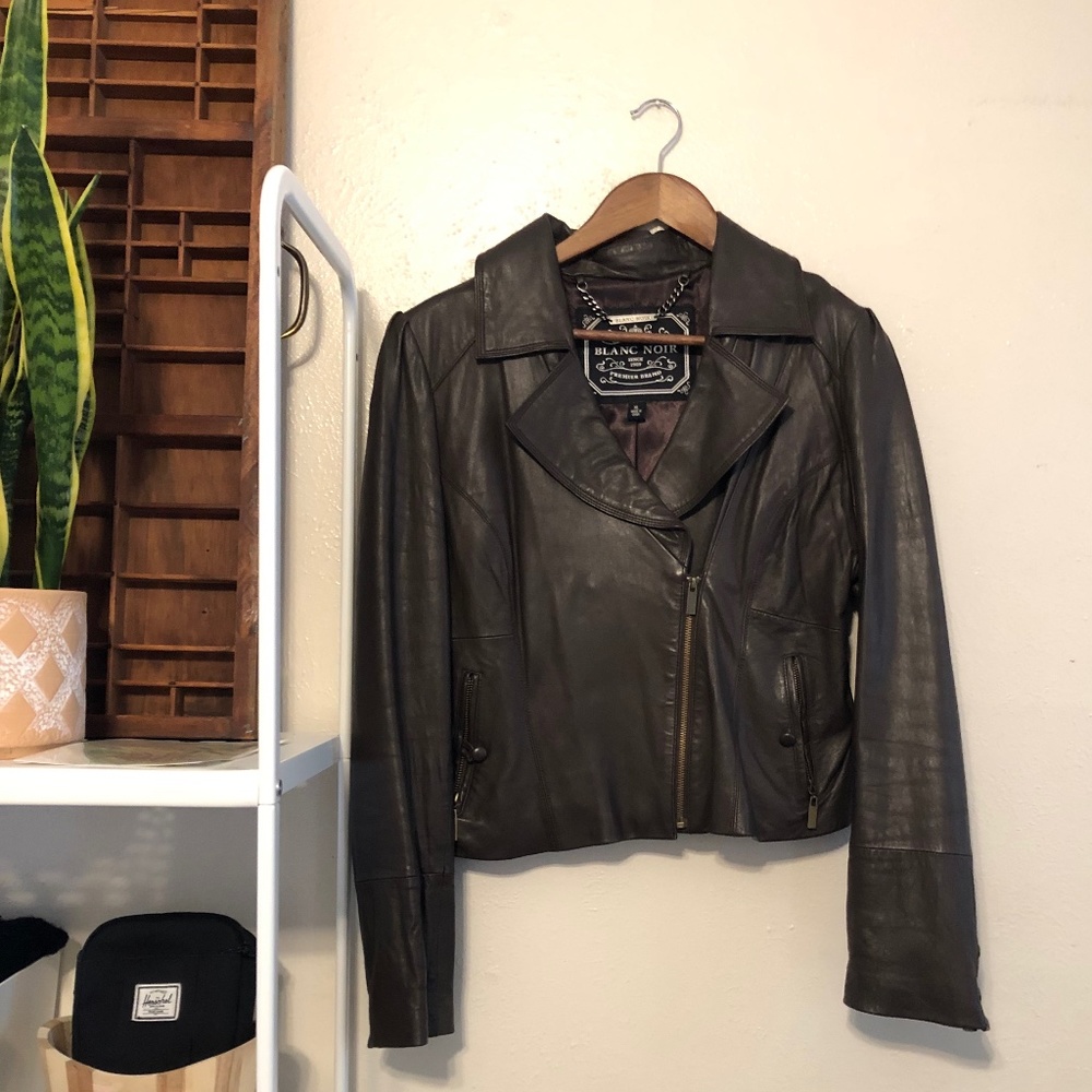 Blanc Noir Leathet Jacket